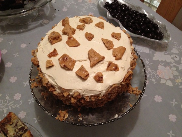 maple crunch layer cake