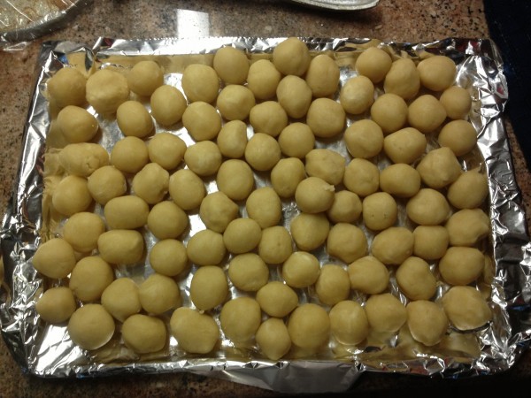 dough balls for sambusak