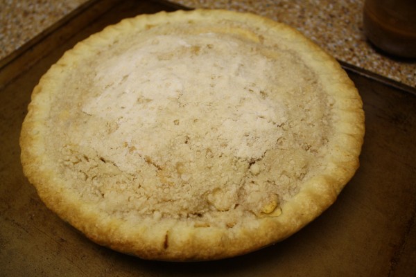 half-baked inaugural apple pie from the kosher foodies